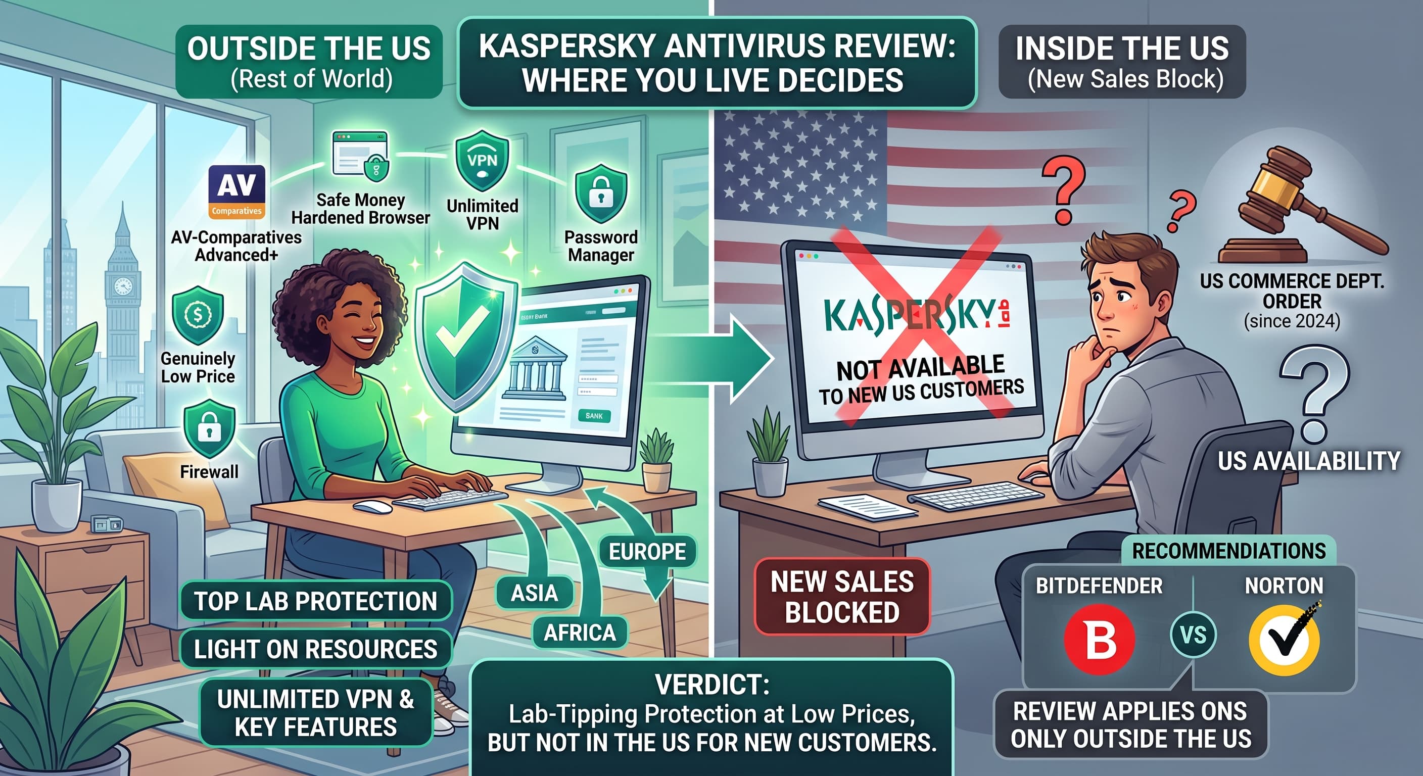 Kaspersky Review 2026: Protection, Price and the US Ban Explained Kaspersky Review 2026: Protection, Price and the US Ban Explained